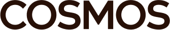 Logotipo de cosmos letras negras