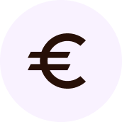 Icono de la moneda "euro"