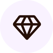 icono de un diamante